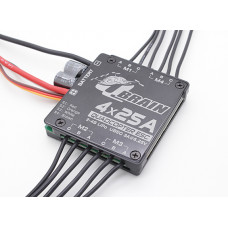 Q Brain 4 x 25A Brushless Quadcopter ESC 2-4S 3A SBEC - UK stock