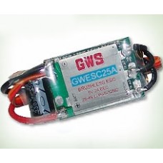 GWS Brushless ESC 25A 2-4S 2A BEC - UK stock