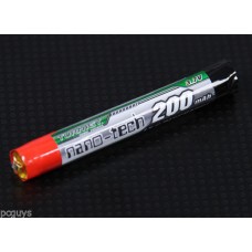 Turnigy nano-tech 200mAh 1s 15c Round Lipo *UK Stock*