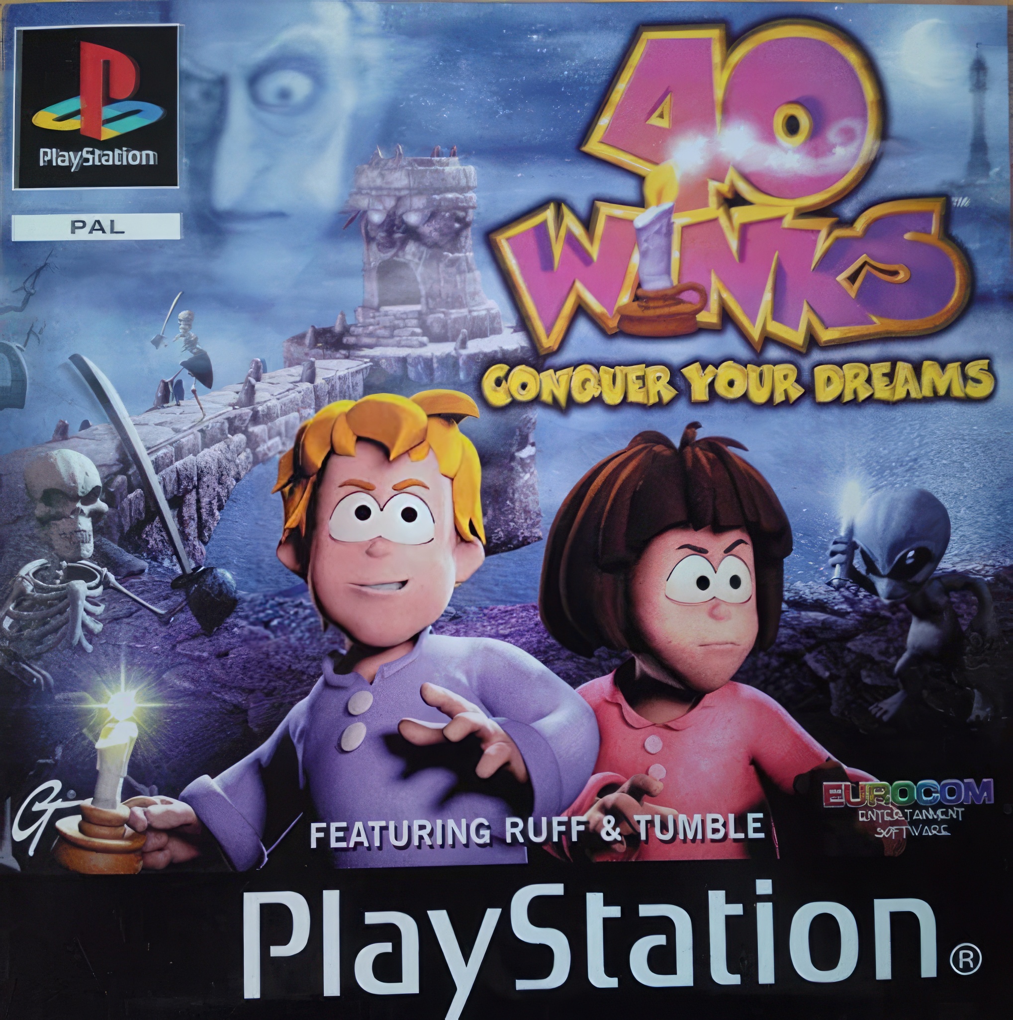 40 Winks: Playstation 1, Review and Cheat Guide